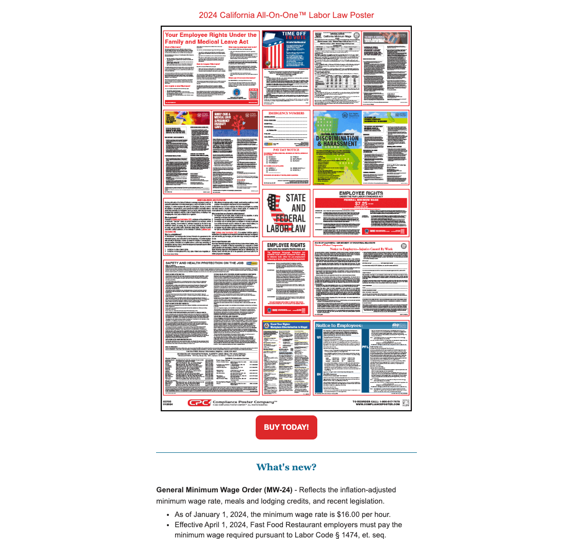 Mandatory California All On One Poster Update Now Shipping   California 2024 Poster Update 