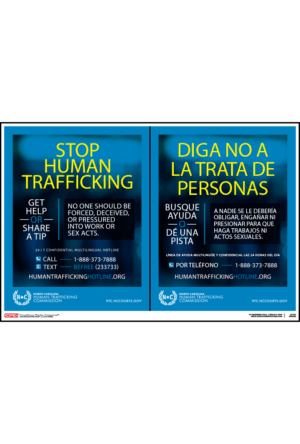 North Carolina Human Trafficking Poster