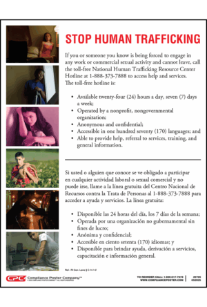 Rhode Island Human Trafficking Poster