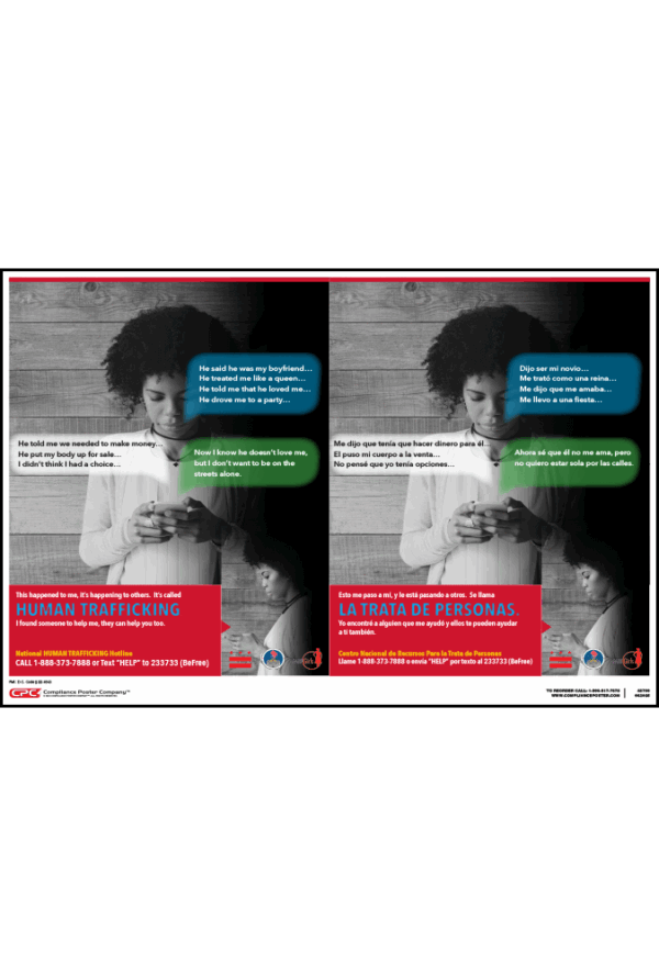 District of Columbia Human Trafficking Poster