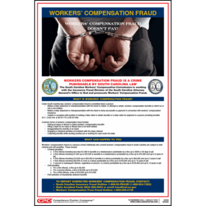 South Carolina Workers' Compensation Fraud Poster