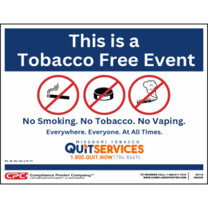 Missouri No Smoking Poster