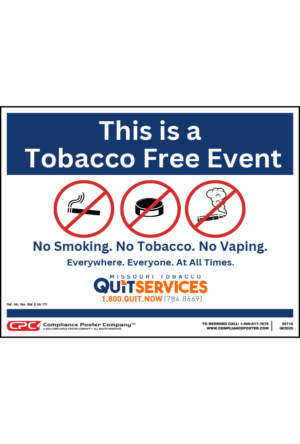 Missouri No Smoking Poster