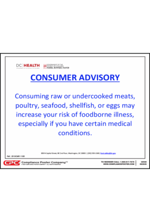 District of Columbia Consumer Advisory Notice