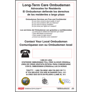 California Long-Term Care Ombudsman Poster
