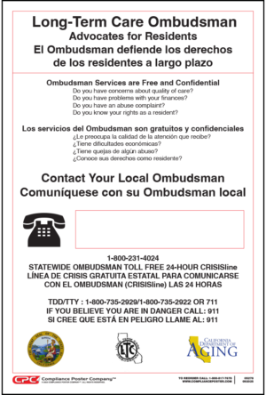 California Long-Term Care Ombudsman Poster