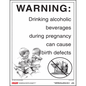 Nebraska Alcohol Pregnancy Warning Poster