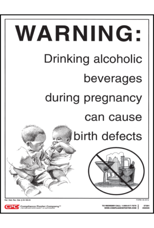 Nebraska Alcohol Pregnancy Warning Poster