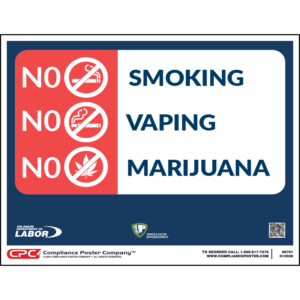 Delaware No Smoking Poster