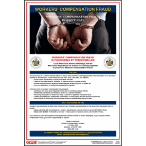 Wisconsin Workers' Compensation Fraud Poster