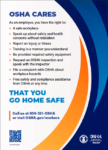 OSHA Cares Job Safety and Health