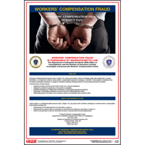 Massachusetts Workers' Compensation Fraud Poster